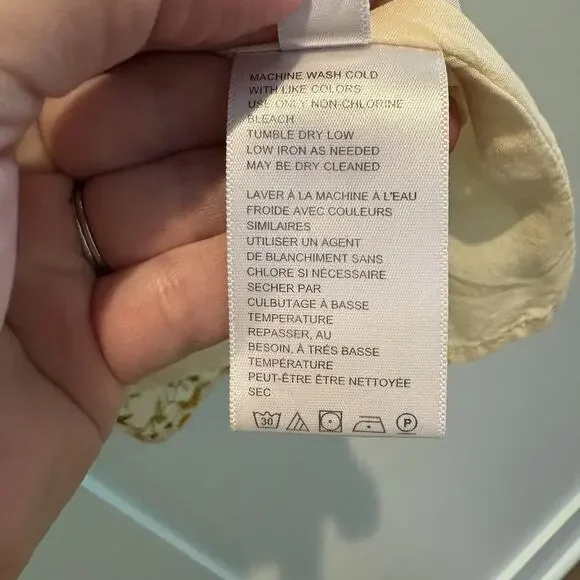 Urban Outfitters M Bloom Dainty Smocked‎ Minidress Sundress Feminine Low Cut - Picture 15 of 16